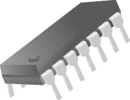 TEXAS INSTRUMENTS - CD74HC32E - 逻辑芯片 2输入或门 四路 高速 14DIP