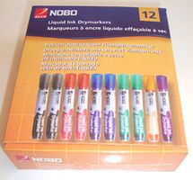 NOBO - 1901072 - 干性标记笔 多色 (12支)