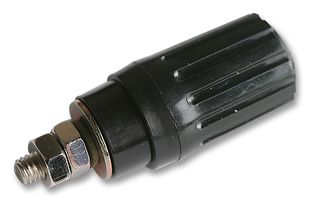 HIRSCHMANN - PKI100 BLACK - 带护罩面板插座 4mm 黑色 (5只/包)