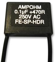 AMPOHM WOUND PRODUCTS - FE-SP-HDR23-100/470 - 接触抑制器 0.1uF 470Ω