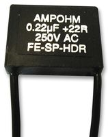 AMPOHM WOUND PRODUCTS - FE-SP-HDR23-220/22 - 接触抑制器 0.22uF 22Ω