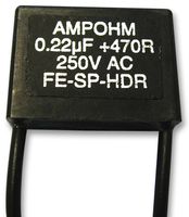 AMPOHM WOUND PRODUCTS - FE-SP-HDR23-220/470 - 接触抑制器 0.22uF 470Ω