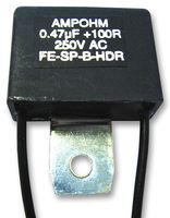 AMPOHM WOUND PRODUCTS - FE-SP-B-HDR28-470/100 - 接触抑制器 0.47uF 100Ω