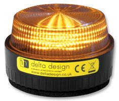 DELTA DESIGN - 44700201 - 信号灯柱 发光二极管 低功率 110-230V 琥珀黄
