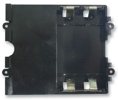 BOX ENCLOSURES - SBH-2AA-BK - 电池座 2XAA 黑色