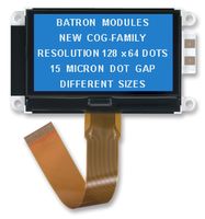 BATRON - BTHQ128064AVE-COG-FETF-06-LED-WHITE - 液晶显示屏模块 图形 128X64