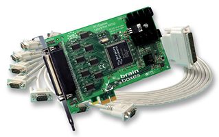 BRAINBOXES - PX-279 - 串行接口卡 PCI-E - 8端口 RS232 9芯