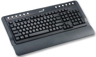 GENIUS - KB 220 PS/2 BLACK - 键盘 多媒体 PS2 GENIUS