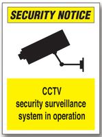 BRADY - SEC332 RP - 警告标志 CCTV SECURITY SURVEILLANCE(摄像机监控)