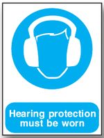 BRADY - M6RIGIDG - 警告标志 HEARING PROTECTION MUST BE WORN(必须戴护耳器)