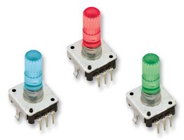 TYCO ELECTRONICS - DPL12SVN24A25K3 - 编码器 带LED 绿色/红色 开关 12mm