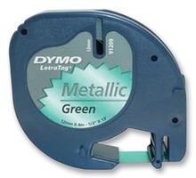 DYMO - S0721740 - 标签打印带 金属化 绿色 12mmX4m